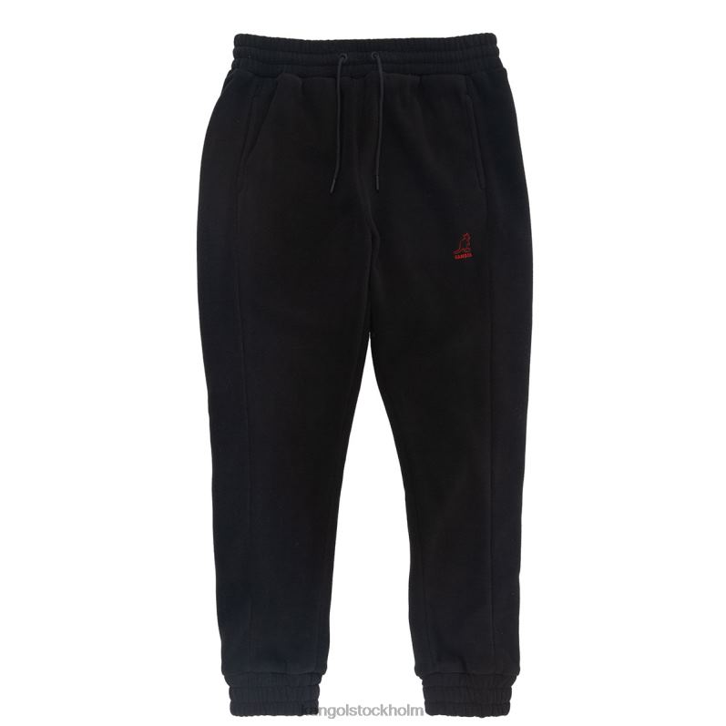 Kangol unisex- fleece jogger B0ZLB1083 byxor kolsvart