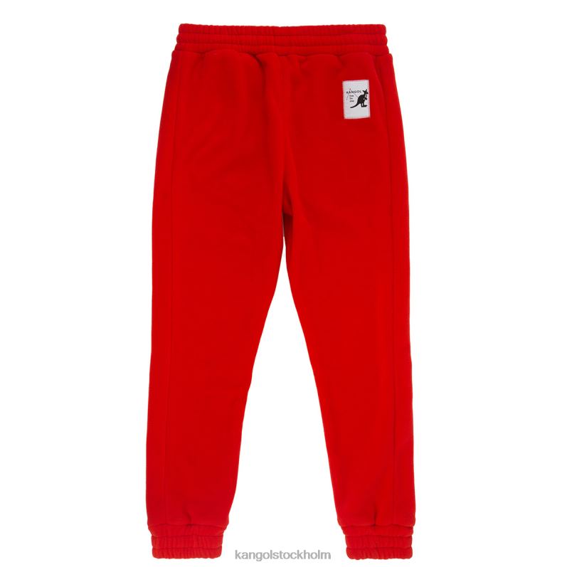 Kangol unisex- fleece jogger B0ZLB1084 byxor flamma scharlakansröd