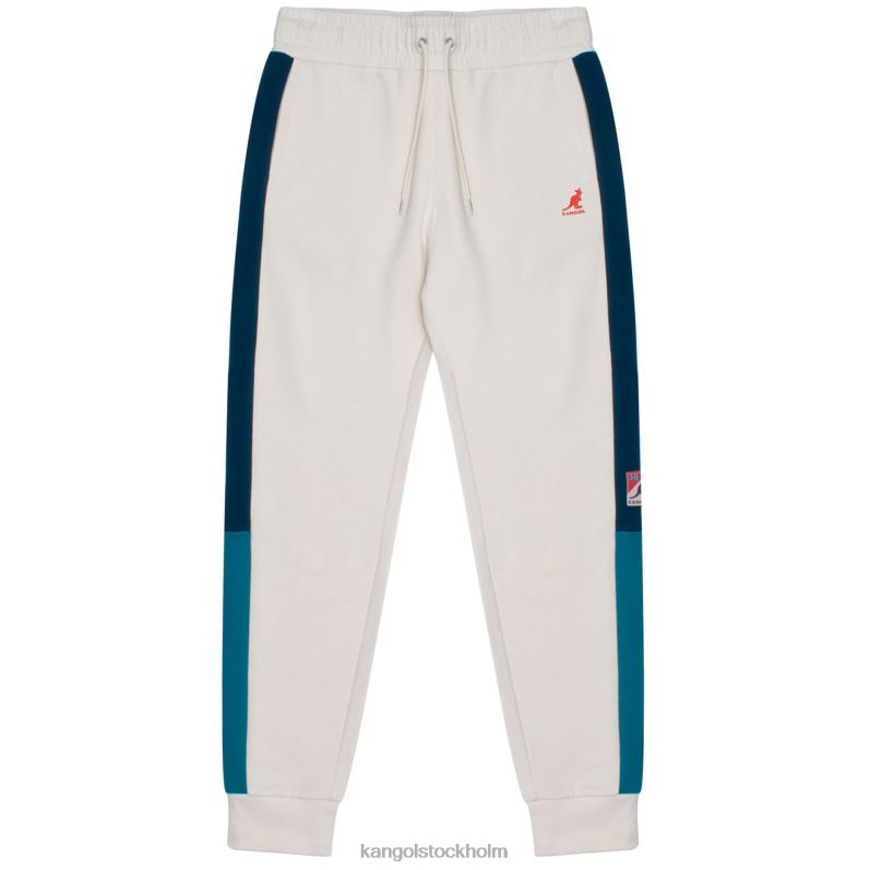 Kangol unisex- retro jogger B0ZLB1040 byxor beige kombo