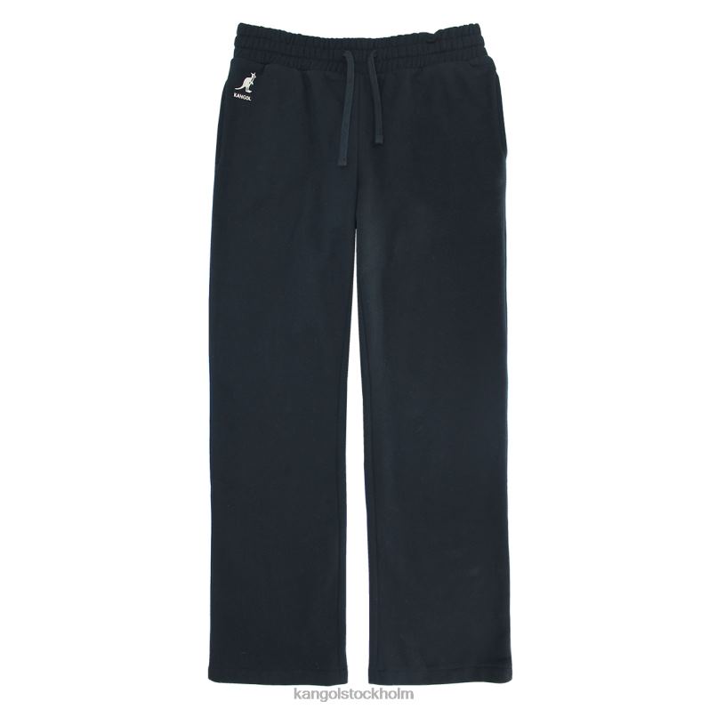 Kangol unisex- stämde joggingbyxor med raka ben B0ZLB1078 byxor svart
