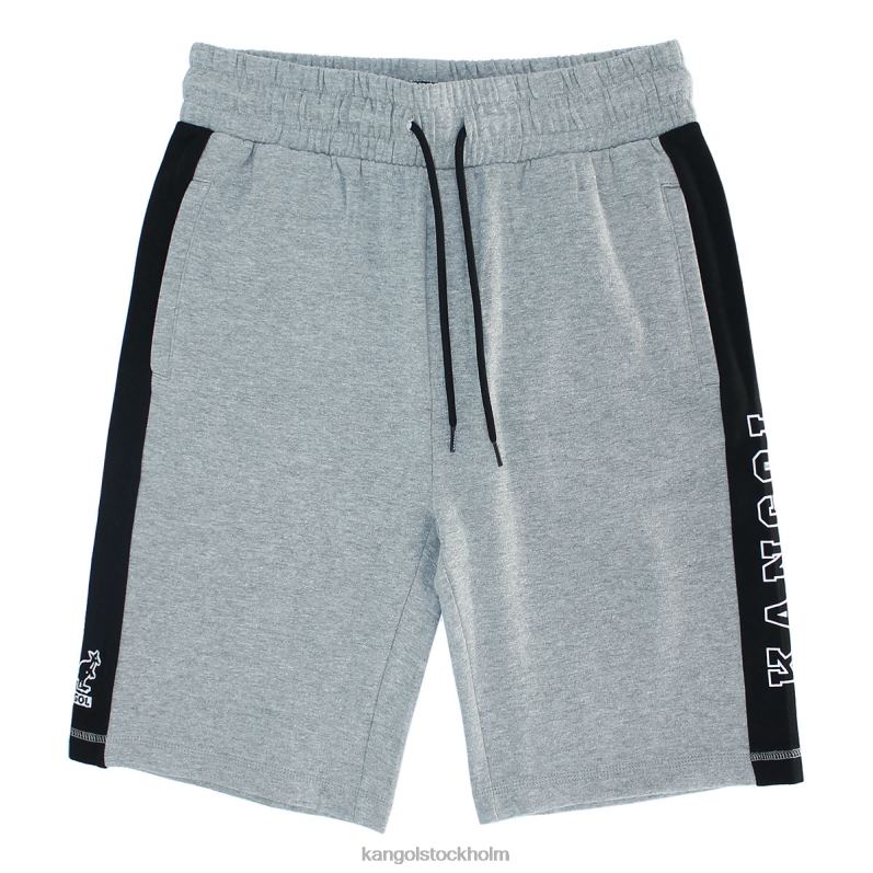 Kangol män tennisshorts B0ZLB1076 byxor grå/svart