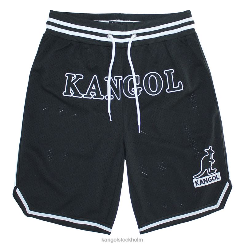 Kangol unisex- basketshorts på speldagen B0ZLB1007 byxor svart