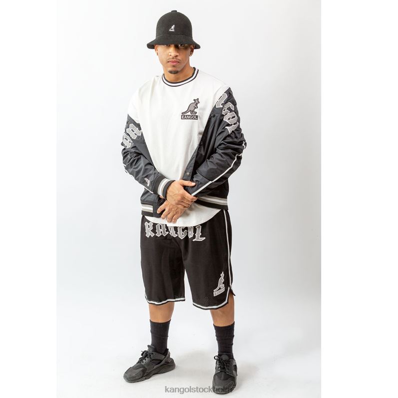 Kangol unisex- basketshorts på speldagen B0ZLB1007 byxor svart