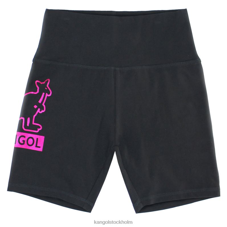 Kangol unisex- folie bikershorts B0ZLB1000 byxor svart