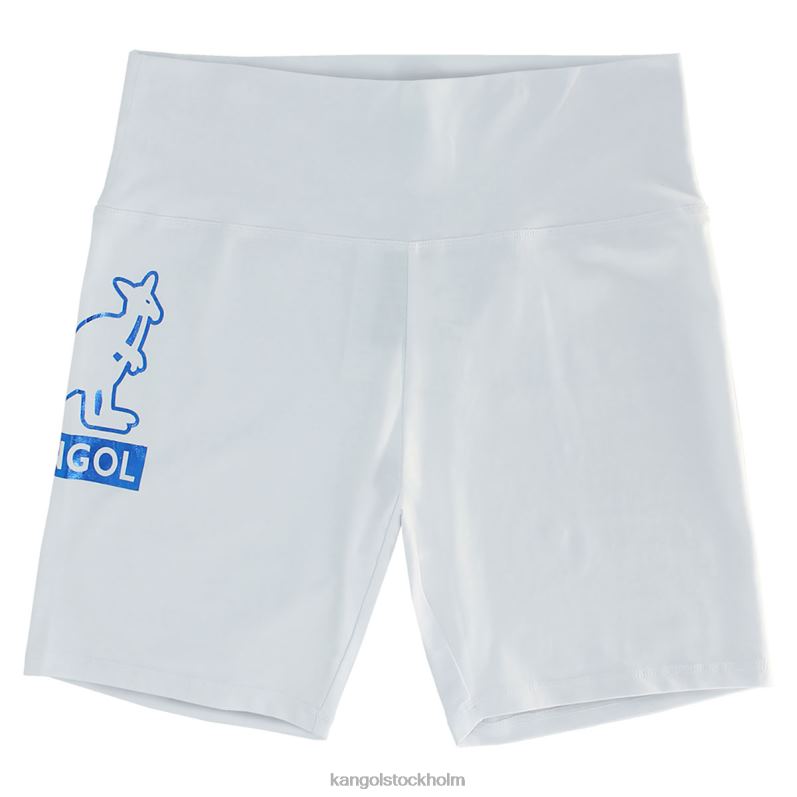 Kangol unisex- folie bikershorts B0ZLB1001 byxor vit
