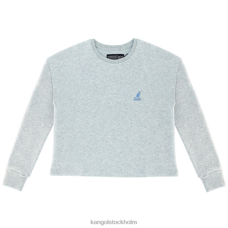 Kangol kvinnor basic fleece crop top B0ZLB1173 Kläder utomhus