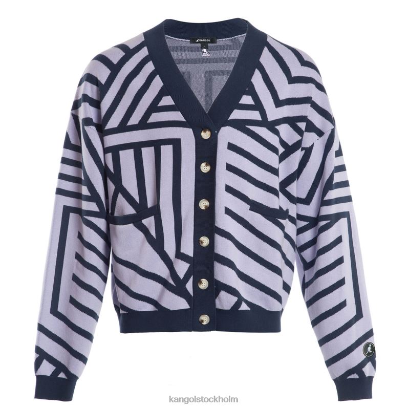 Kangol unisex- graffiti kofta B0ZLB1210 Kläder ebenholts/lavendel