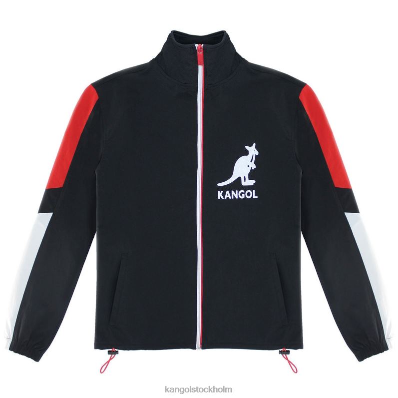 Kangol kvinnor colorblock jacka B0ZLB1177 Kläder svart skönhet