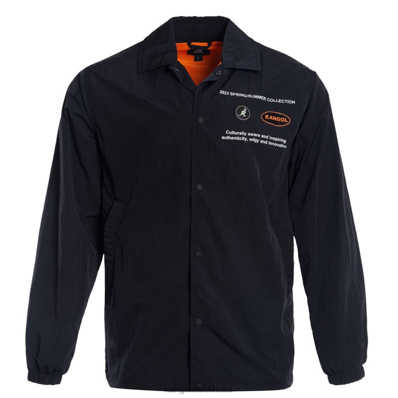 Kangol unisex- out of this world jacka B0ZLB1202 Kläder svart