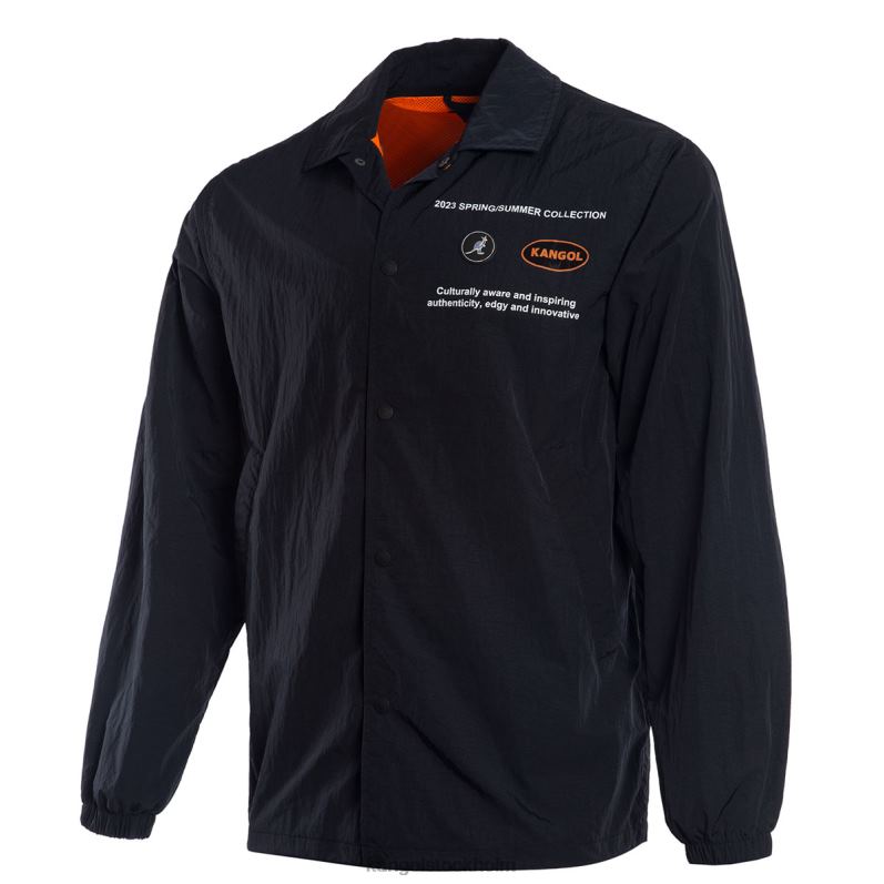 Kangol unisex- out of this world jacka B0ZLB1202 Kläder svart