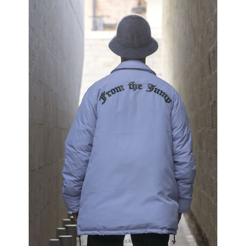 Kangol unisex- oversized jacka B0ZLB1228 Kläder isig lila