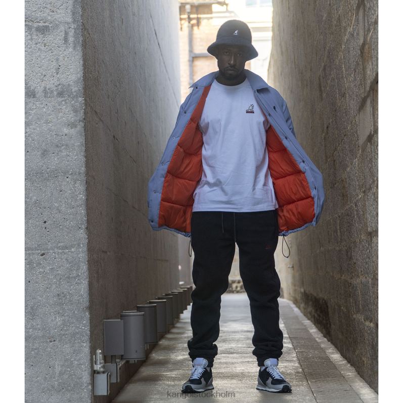 Kangol unisex- oversized jacka B0ZLB1228 Kläder isig lila