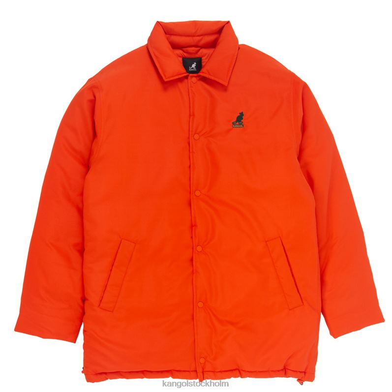 Kangol unisex- oversized jacka B0ZLB1229 Kläder mandarin tango