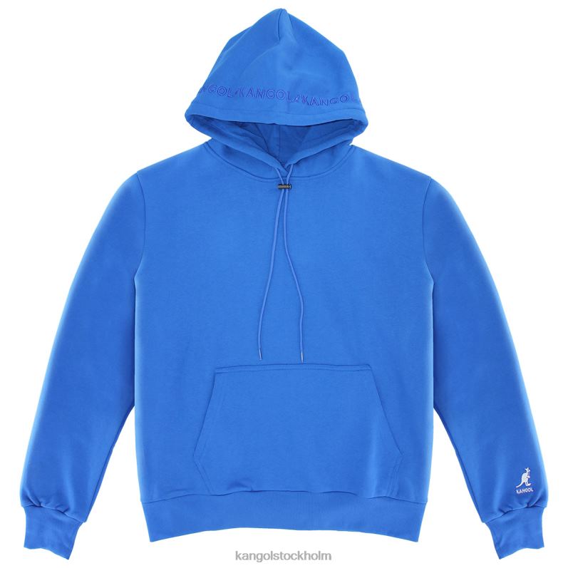 Kangol män broderad hoodie B0ZLB1150 Kläder Kungsblått