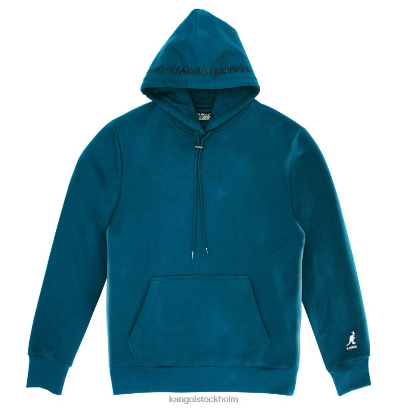 Kangol män broderad hoodie B0ZLB1151 Kläder kricka