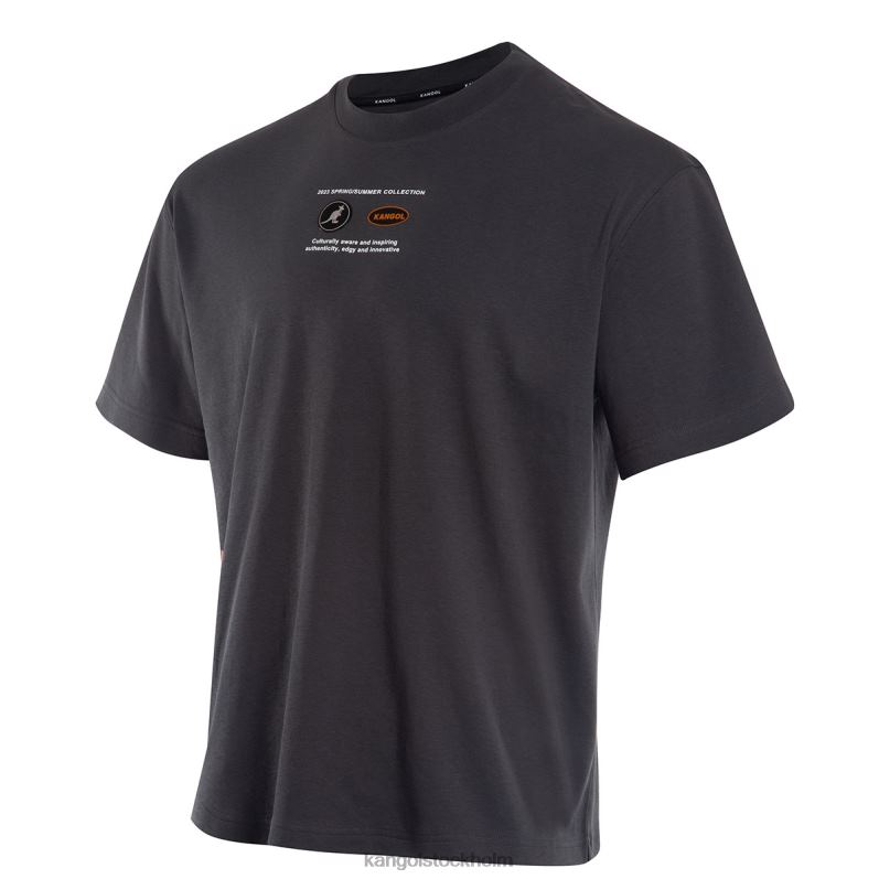 Kangol unisex- grafisk t-shirt för rymdraket B0ZLB1198 Kläder ebenholts