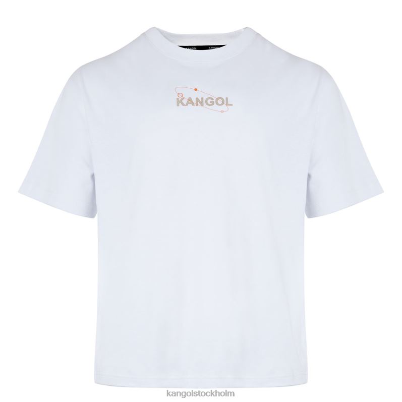 Kangol unisex- orbital grafisk t-shirt B0ZLB1205 Kläder vit
