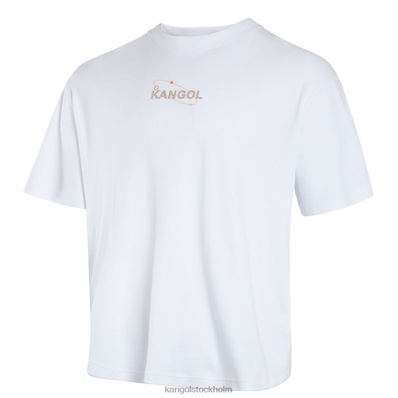 Kangol unisex- orbital grafisk t-shirt B0ZLB1205 Kläder vit