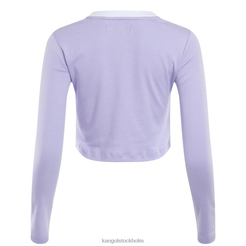 Kangol unisex- orbital långärmad t-shirt B0ZLB1200 Kläder lavendel