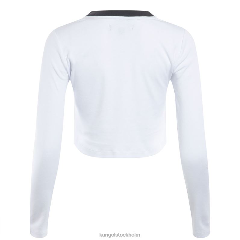 Kangol unisex- orbital långärmad t-shirt B0ZLB1201 Kläder vit