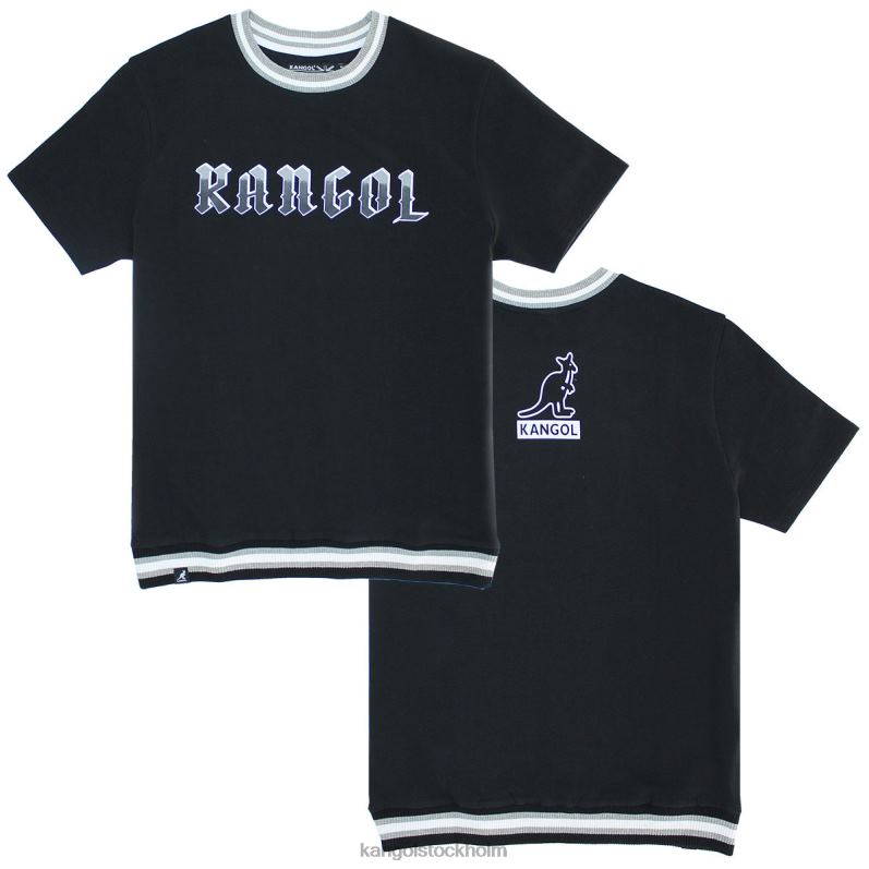 Kangol unisex- speldags baskett-shirt B0ZLB1107 Kläder svart