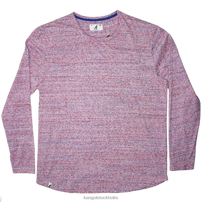 Kangol unisex- tri-marl långärmad t-shirt B0ZLB1244 Kläder rosa