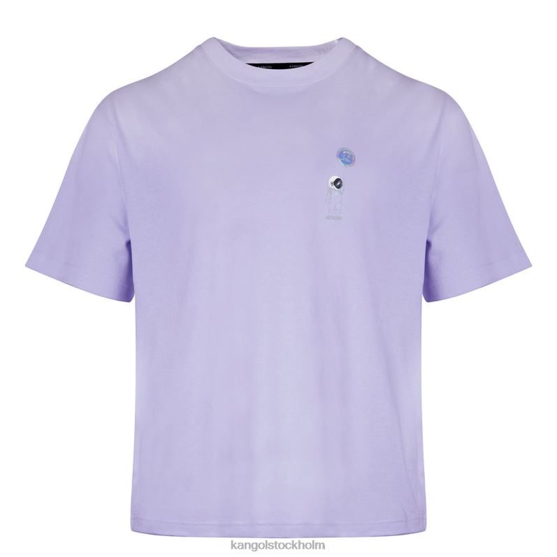 Kangol unisex- utrymme man grafisk tee B0ZLB1207 Kläder lavendel