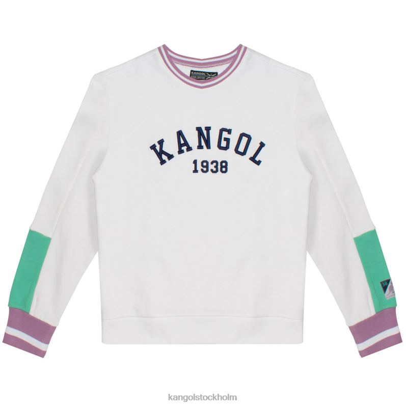 Kangol unisex- retro popover B0ZLB1135 Kläder vit kombo