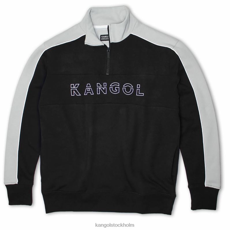 Kangol unisex- sportig popover B0ZLB1123 Kläder svart/grå