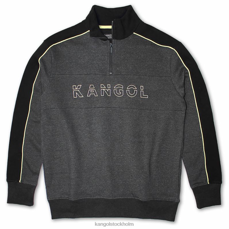 Kangol unisex- sportig popover B0ZLB1124 Kläder kol/svart