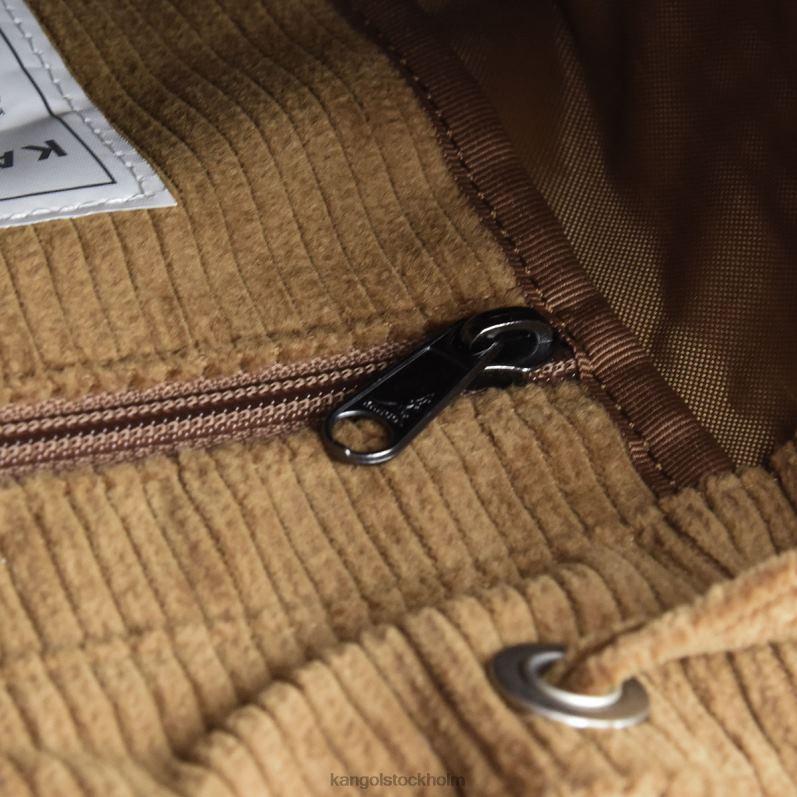 Kangol unisex- cord v pocket bucket bag B0ZLB977 Tillbehör brun