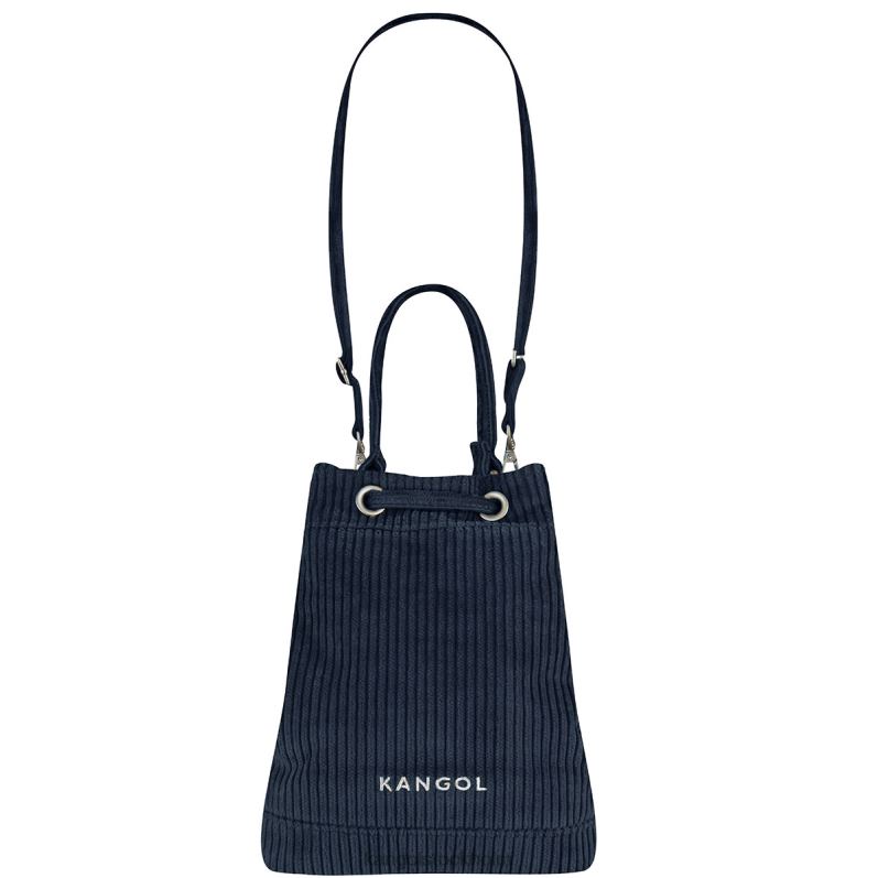 Kangol unisex- cord v pocket bucket bag B0ZLB978 Tillbehör Marin