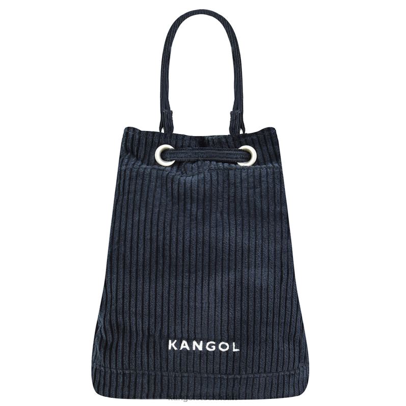 Kangol unisex- cord v pocket bucket bag B0ZLB978 Tillbehör Marin