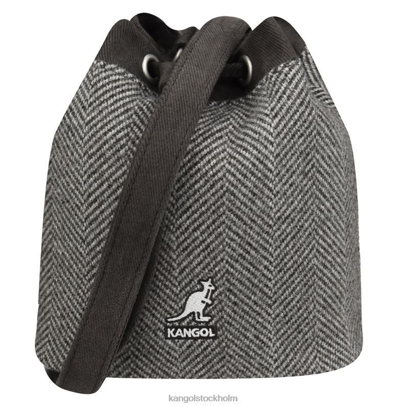 Kangol unisex- fiskbenshinkpåse B0ZLB979 Tillbehör grå