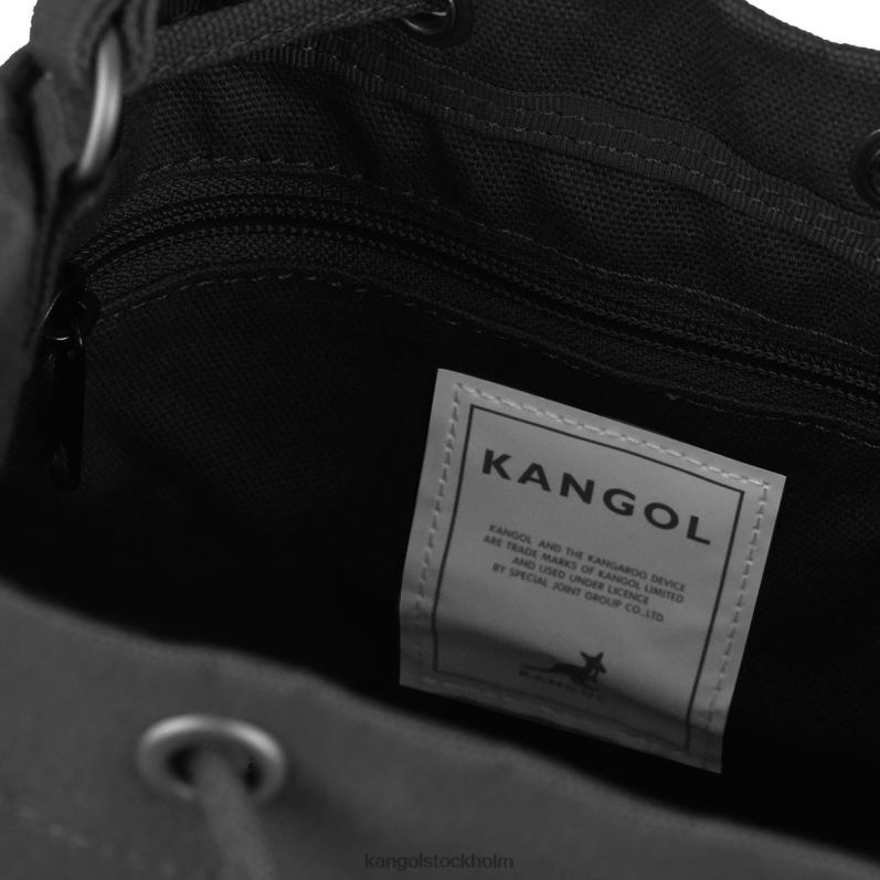Kangol unisex- lucky canvas bucket bag B0ZLB939 Tillbehör svart