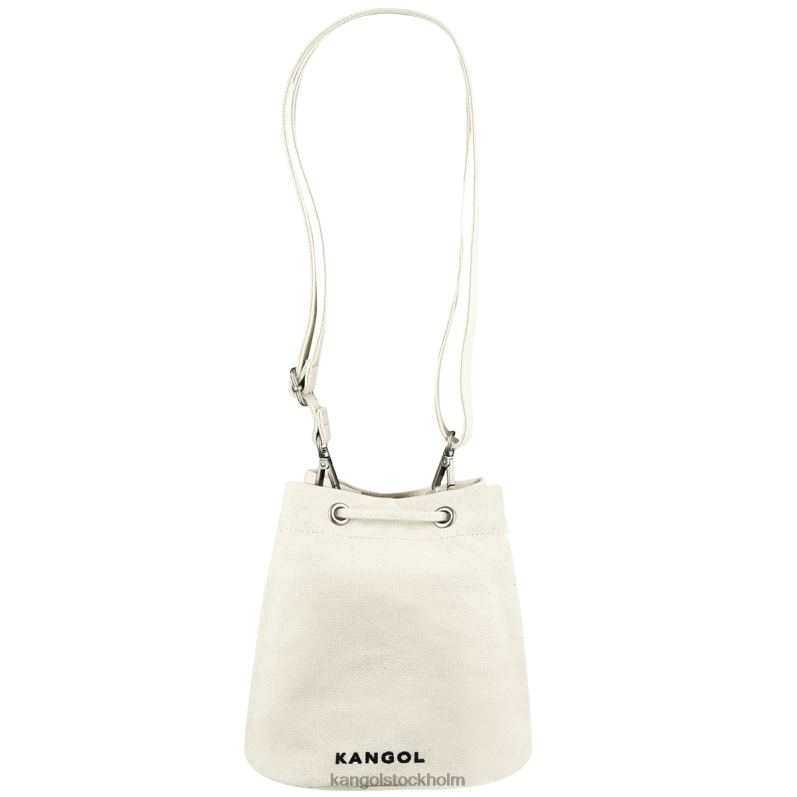 Kangol unisex- lucky canvas bucket bag B0ZLB940 Tillbehör elfenben