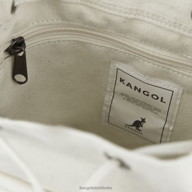Kangol unisex- lucky canvas bucket bag B0ZLB940 Tillbehör elfenben