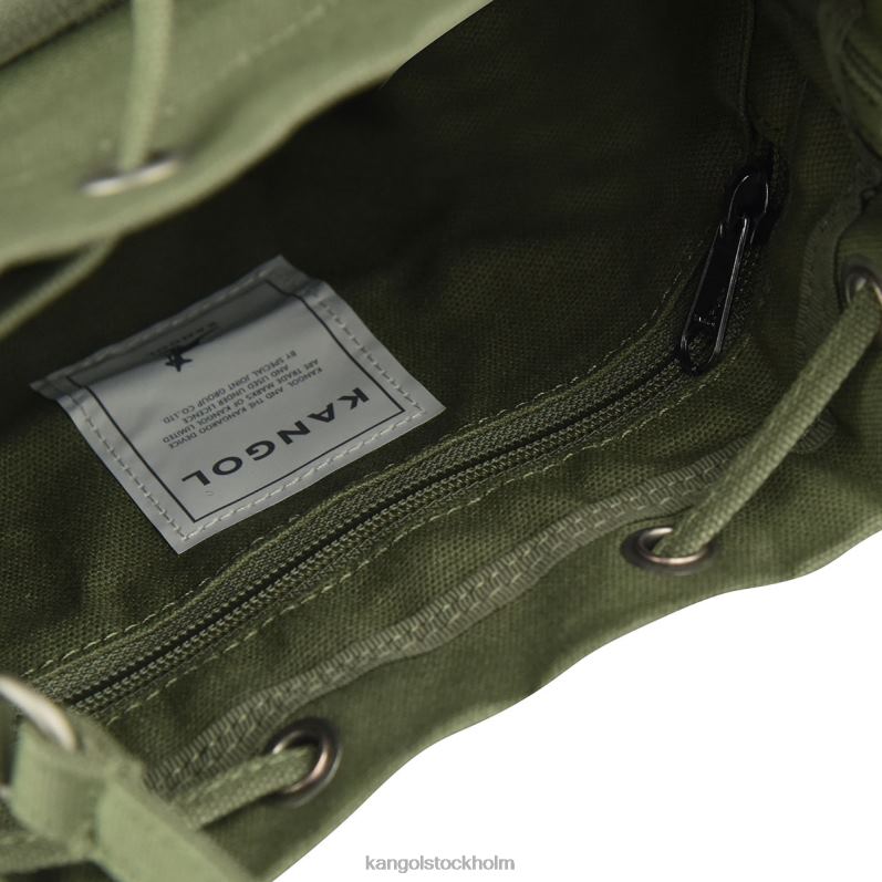 Kangol unisex- lucky canvas bucket bag B0ZLB941 Tillbehör kaki
