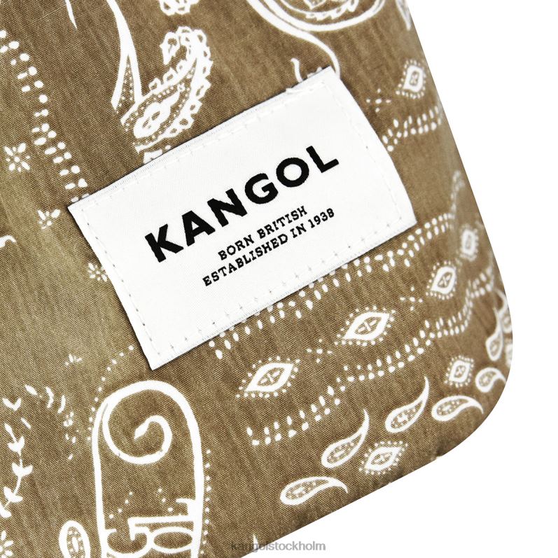Kangol unisex- vändbar paisley bucket bag B0ZLB963 Tillbehör elfenben