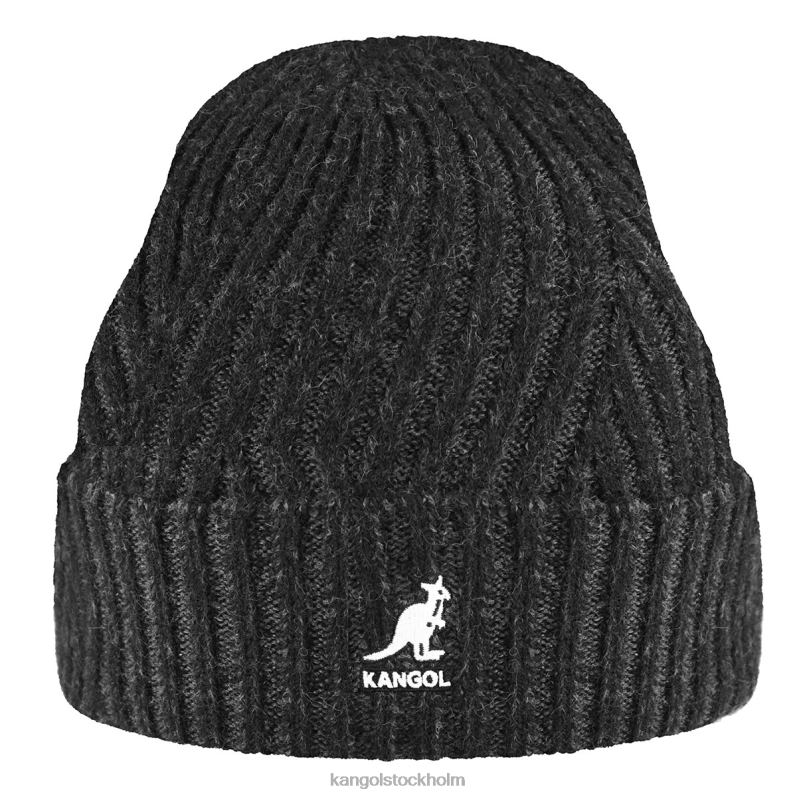 Kangol unisex- 2-tons manschett pådrag B0ZLB835 Tillbehör svart/mörkgrå