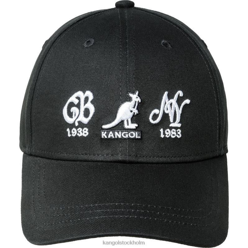 Kangol unisex- 38-83 elastisk baseboll B0ZLB364 Tillbehör svart