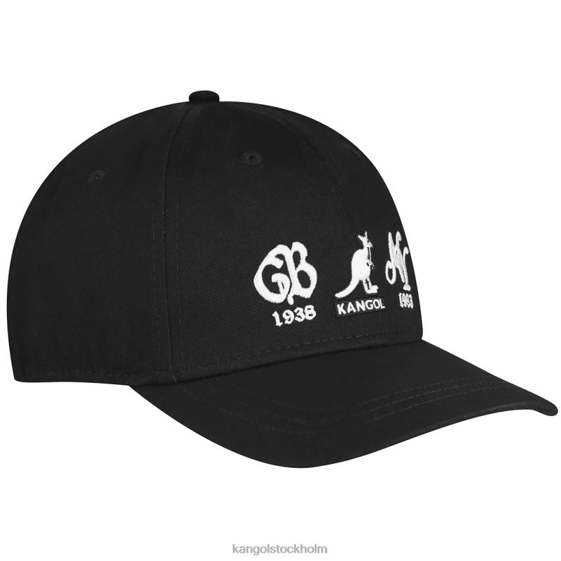 Kangol unisex- 38-83 elastisk baseboll B0ZLB364 Tillbehör svart
