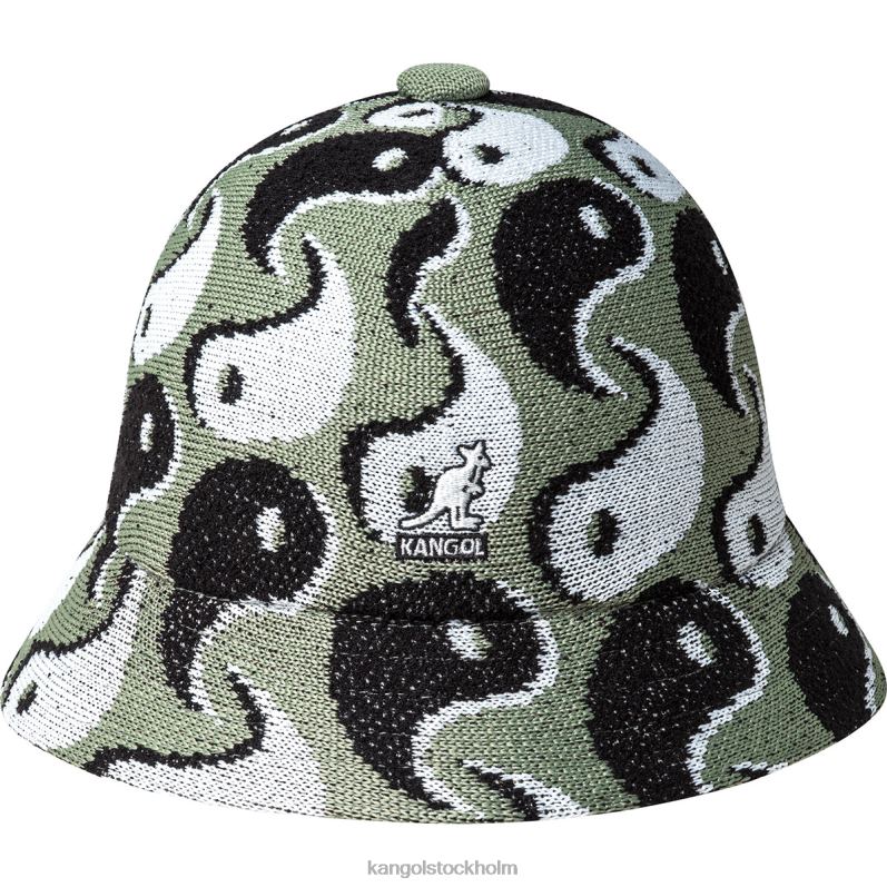 Kangol unisex- 3d balans casual B0ZLB650 Tillbehör oljegrön
