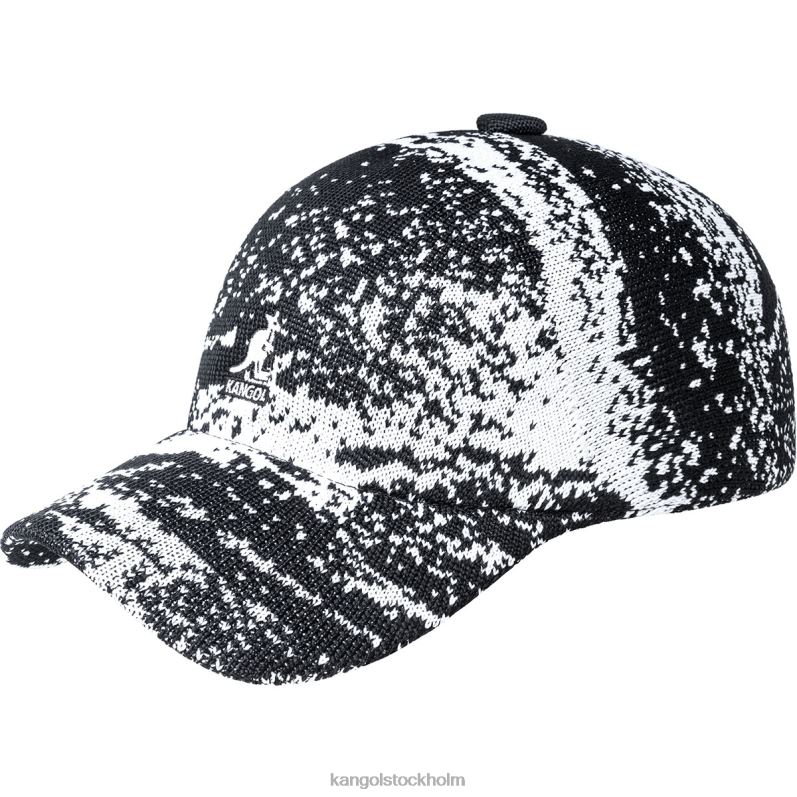 Kangol unisex- airbrush adj spacecap B0ZLB359 Tillbehör svart vit