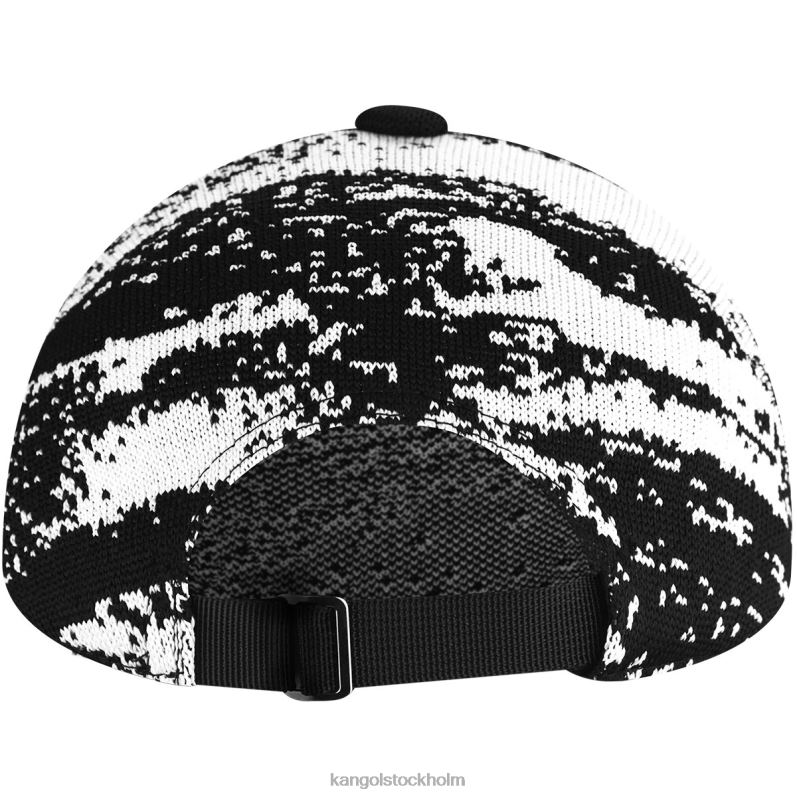 Kangol unisex- airbrush adj spacecap B0ZLB359 Tillbehör svart vit