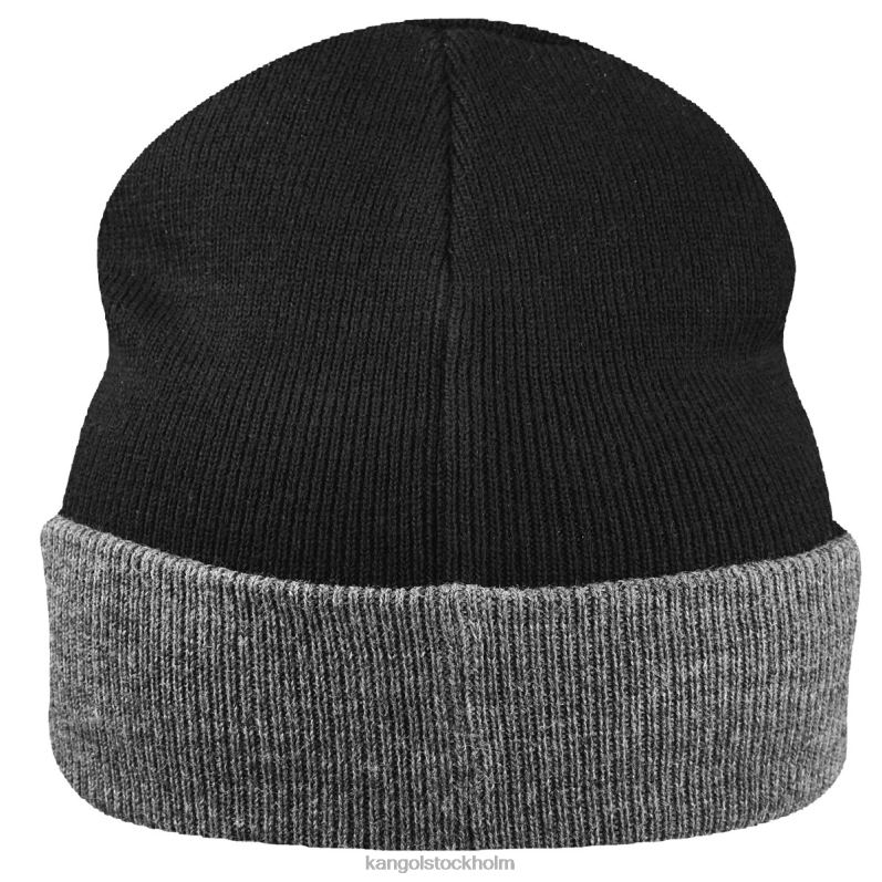 Kangol unisex- akryl manschett dra på B0ZLB842 Tillbehör svart/mörk flanell