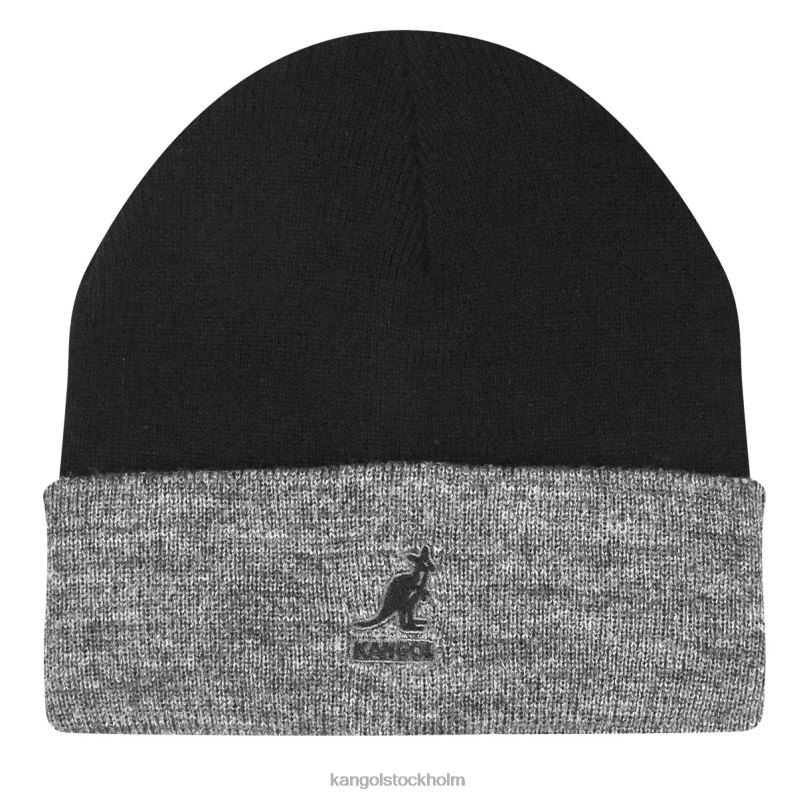 Kangol unisex- akryl manschett dra på B0ZLB842 Tillbehör svart/mörk flanell