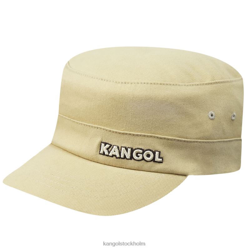 Kangol unisex- armékeps i bomullstwill B0ZLB258 Tillbehör beige