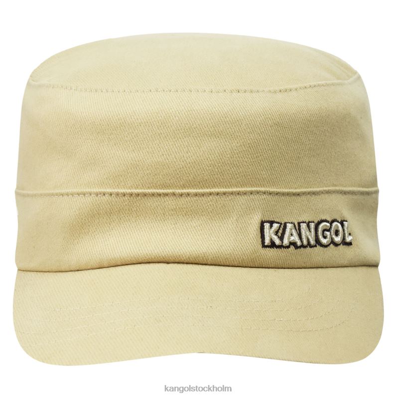 Kangol unisex- armékeps i bomullstwill B0ZLB258 Tillbehör beige