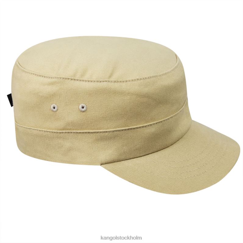 Kangol unisex- armékeps i bomullstwill B0ZLB258 Tillbehör beige